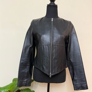 Vintage Nygard Leather Jacket 8P Petite